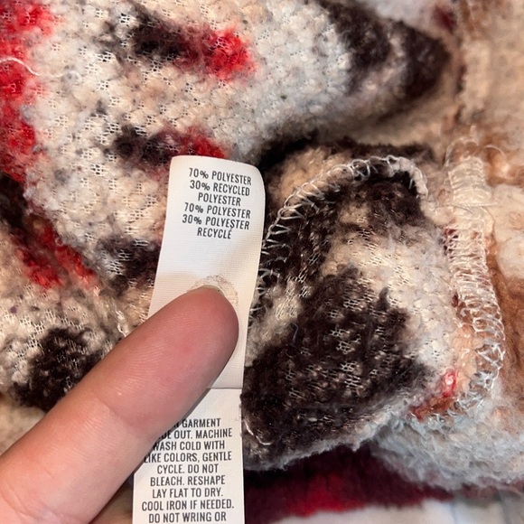 Aerie Printed Sherpa Pullover - Picture 9 of 9